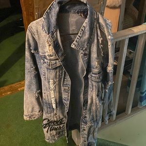 Long Jean jacket